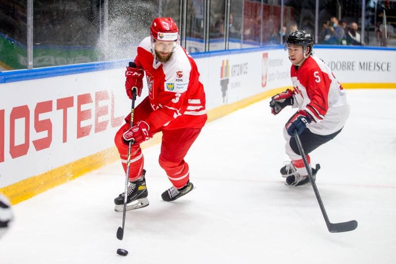 Ice Hockey. World Championship Division 1 Group B. Poland - Japan. 01.05.2022