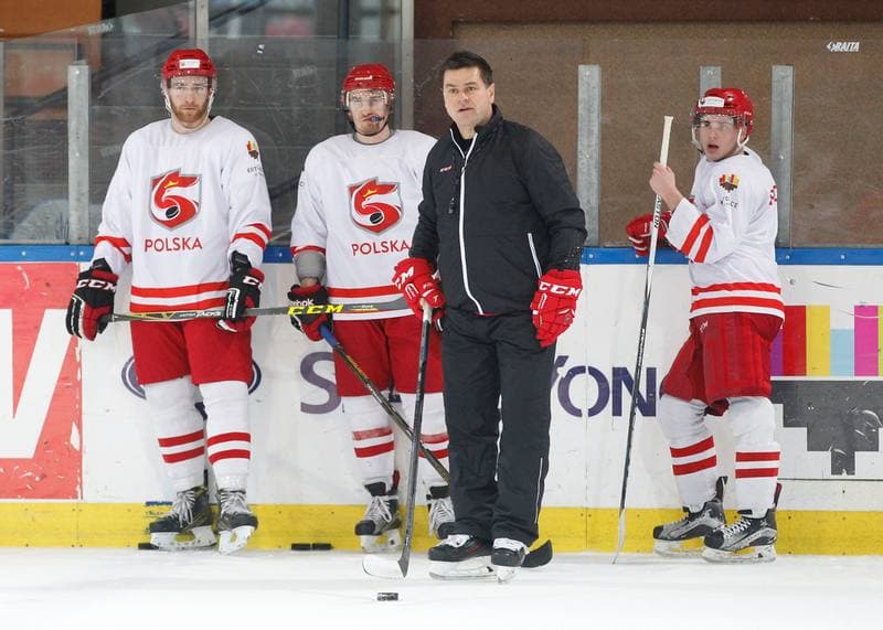 Ice Hockey. Poland national team. Training. 13.04.2016