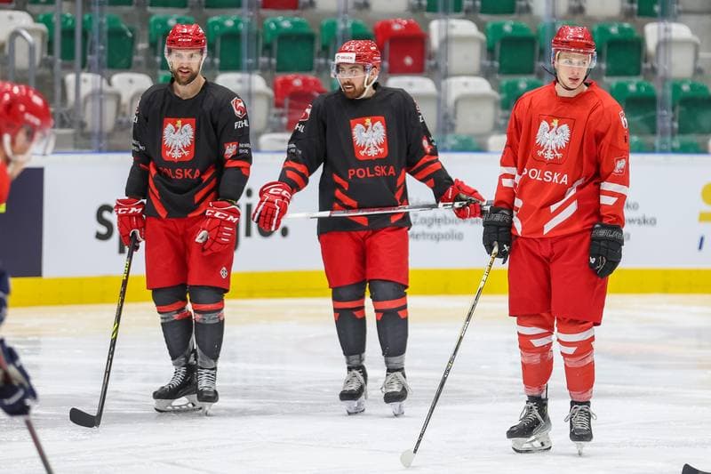 Ice Hockey. Poland national team. Training. 07.11.2023