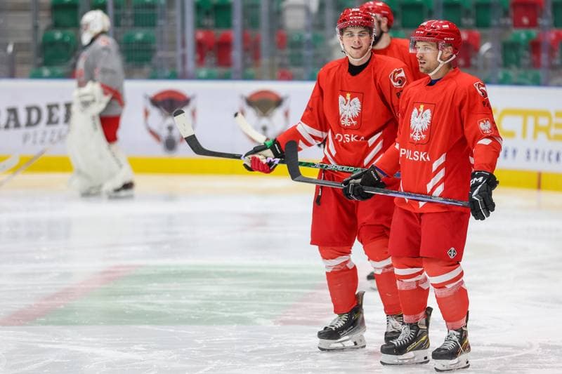 Ice Hockey. Poland national team. Training. 07.11.2023