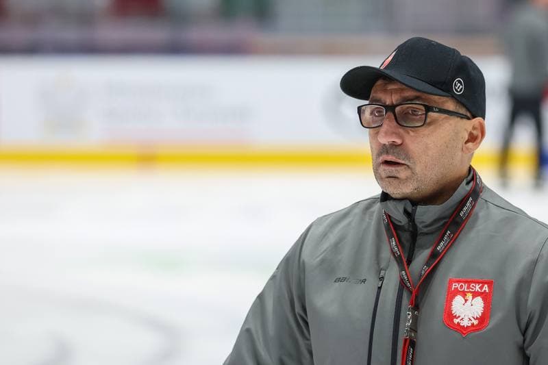 Ice Hockey. Poland national team. Training. 08.11.2023