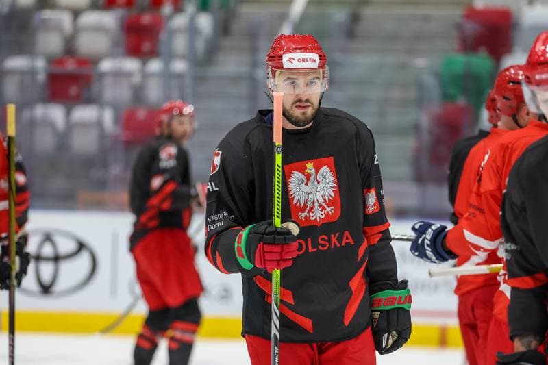 Ice Hockey. Poland national team. Training. 08.11.2023