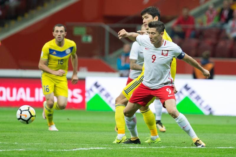 Football. FIFA World Cup Qualifiers. Poland - Kazakhstan. 04.09.2017