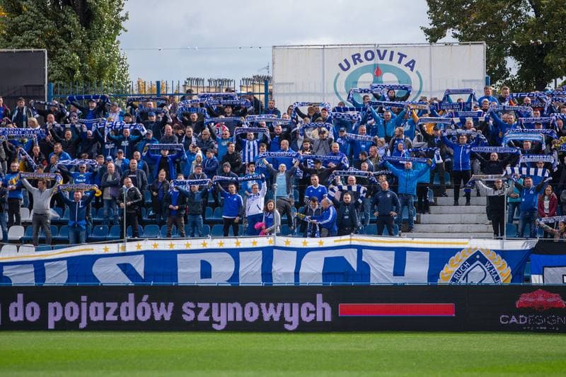 Football. Fortuna I Liga. Ruch Chorzow - Sandecja Nowy Sacz. 02.10.2022