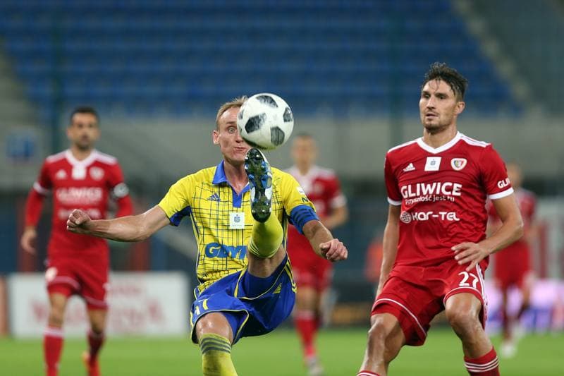 Football. Lotto Ekstraklasa. Piast Gliwice - Arka Gdynia. 15.09.2018