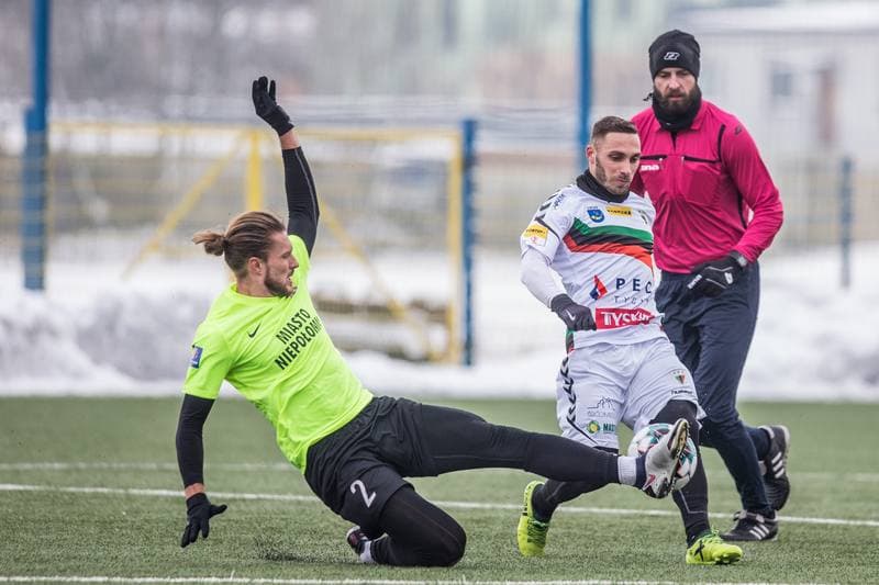 Football. Sparing. GKS Tychy - Puszcza Niepolomice. 13.02.2021