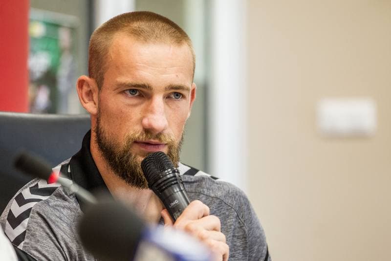 Football. Zaglebie Sosnowiec. Press Conference. 25.07.2019