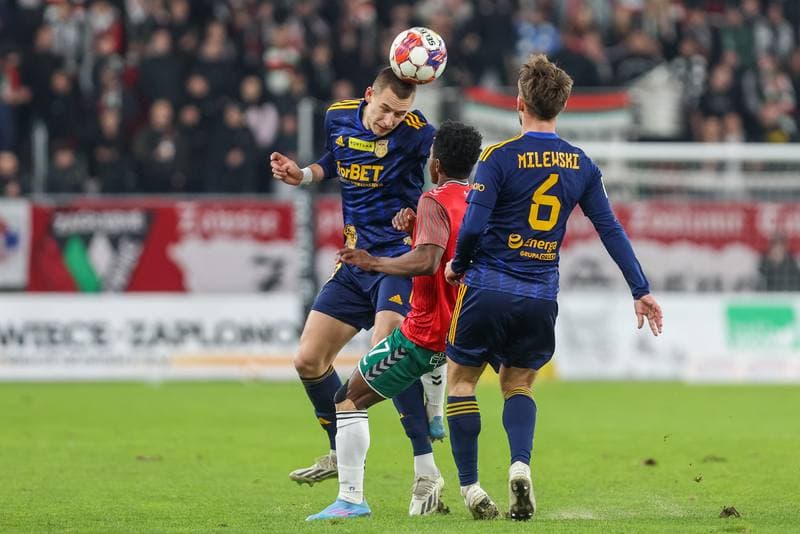 Football. Fortuna I Liga. Zaglebie Sosnowiec - Arka Gdynia. 12.11.2023