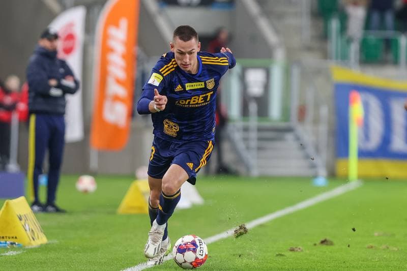 Football. Fortuna I Liga. Zaglebie Sosnowiec - Arka Gdynia. 12.11.2023