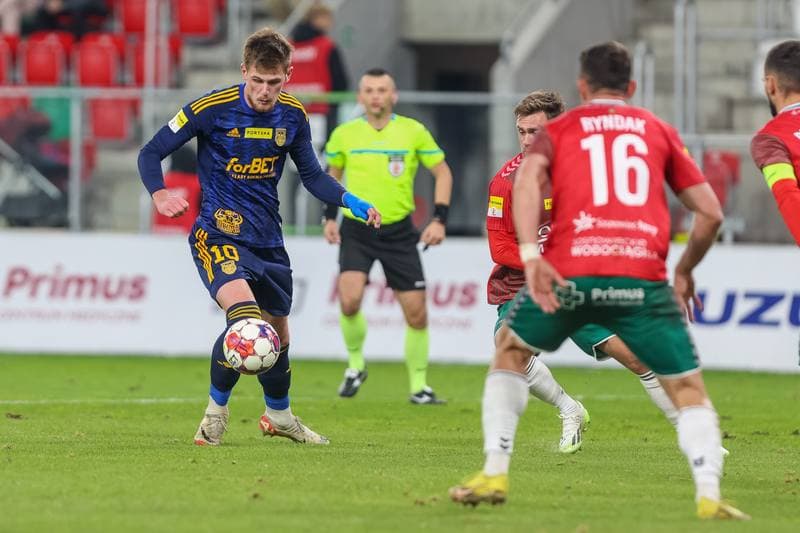 Football. Fortuna I Liga. Zaglebie Sosnowiec - Arka Gdynia. 12.11.2023