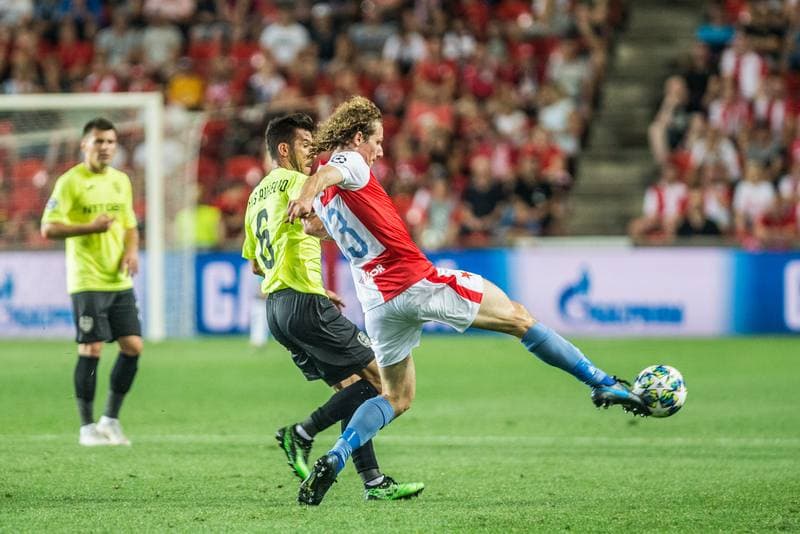 Football. UEFA Champions League. Slavia Prague - CFR Cluj. 28.08.2019