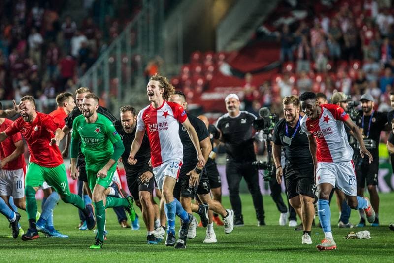 Football. UEFA Champions League. Slavia Prague - CFR Cluj. 28.08.2019