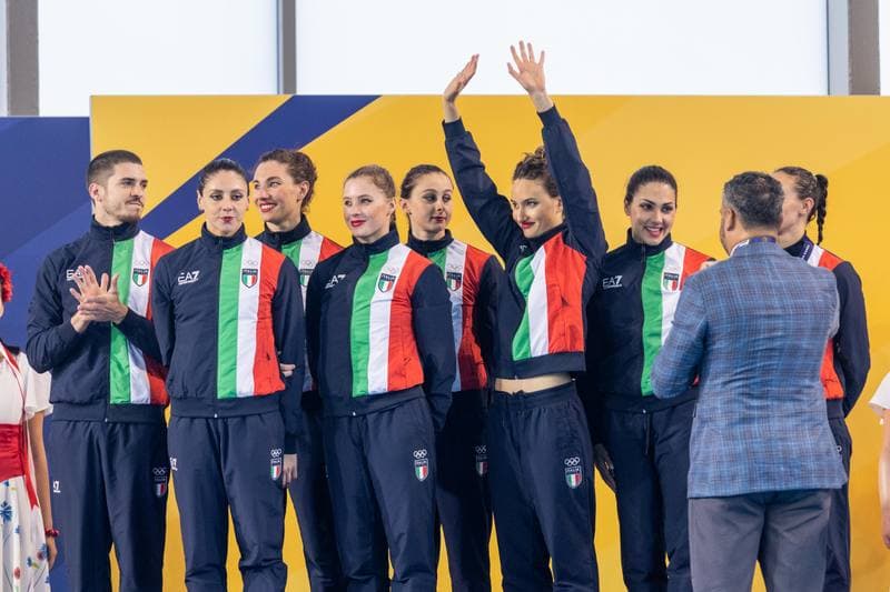 Artistic Swimming. European Games. Team Acrobatic Routine. 24.06.2023