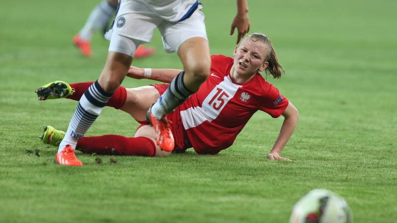 Football. Women's European Championship Qualifiers. Poland - Denmark. 07.04.2016