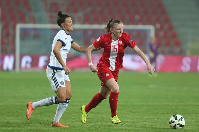 Football. Women's European Championship Qualifiers. Poland - Denmark. 07.04.2016