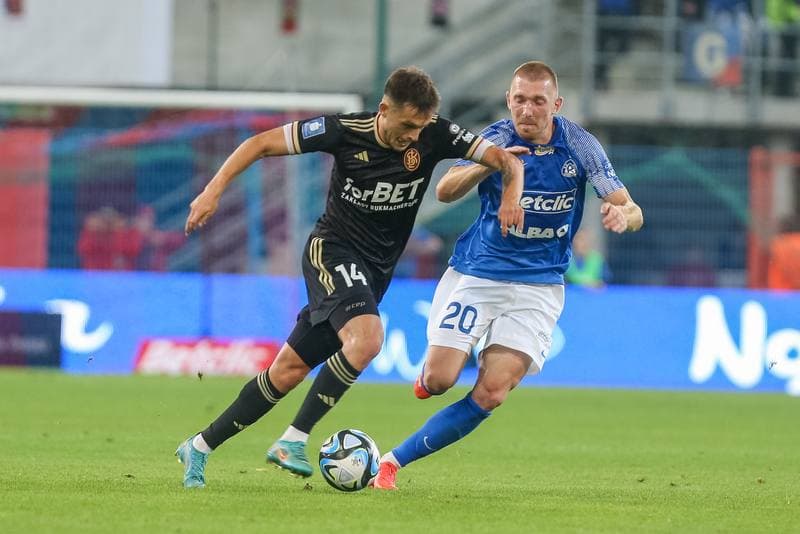 Football. PKO BP Ekstraklasa. Ruch Chorzow - LKS Lodz. 28.07.2023