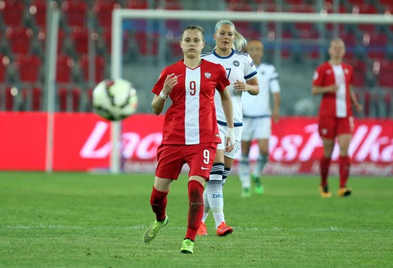 Football. Women's European Championship Qualifiers. Poland - Denmark. 07.04.2016