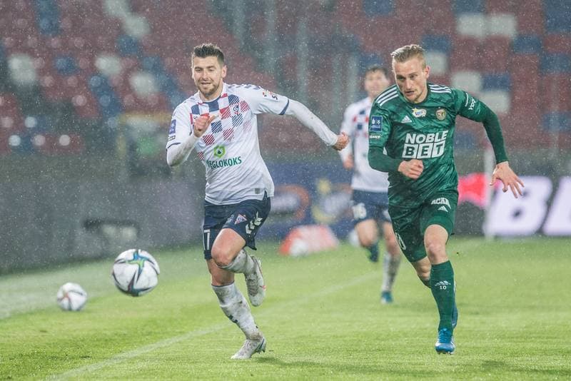 Football. PKO BP Ekstraklasa. Gornik Zabrze - Slask Wroclaw. 16.04.2021