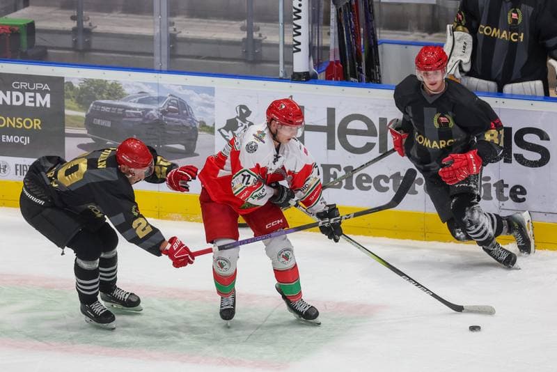 Ice Hockey. Tauron Hokej Liga. Zaglebie Sosnowiec - Comarch Cracovia. 19.11.2023