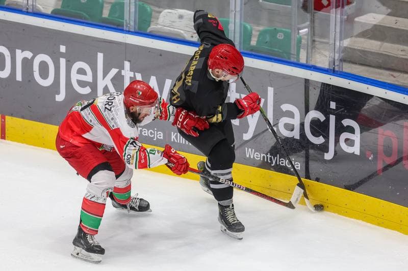 Ice Hockey. Tauron Hokej Liga. Zaglebie Sosnowiec - Comarch Cracovia. 19.11.2023