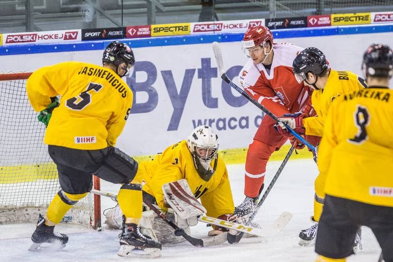 Ice Hockey. Three Seas Tournament. Poland - Lithuania. 19.04.2021