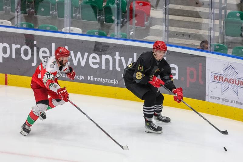 Ice Hockey. Tauron Hokej Liga. Zaglebie Sosnowiec - Comarch Cracovia. 19.11.2023