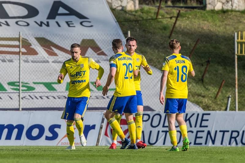 Football. Fortuna I Liga. Zaglebie Sosnowiec - Arka Gdynia. 28.04.2021