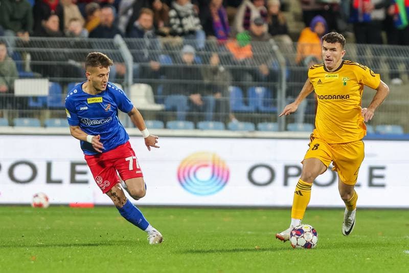Football. Fortuna I Liga. Odra Opole - Gornik Leczna. 04.11.2023