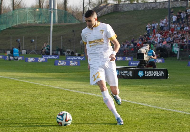 Football. Polish Cup. Zaglebie Sosnowiec - Lech Poznan. 05.04.2016
