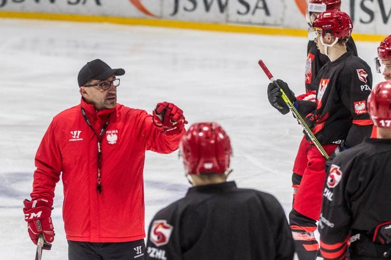 Ice Hockey. Poland national team. Training. 06.05.2021