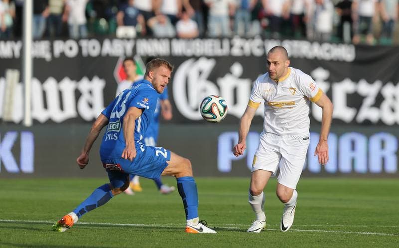 Football. Polish Cup. Zaglebie Sosnowiec - Lech Poznan. 05.04.2016