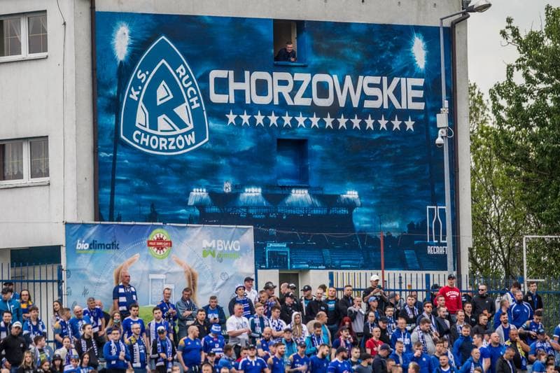 Football. III Liga. Ruch Chorzow - ROW 1964 Rybnik. 15.05.2021
