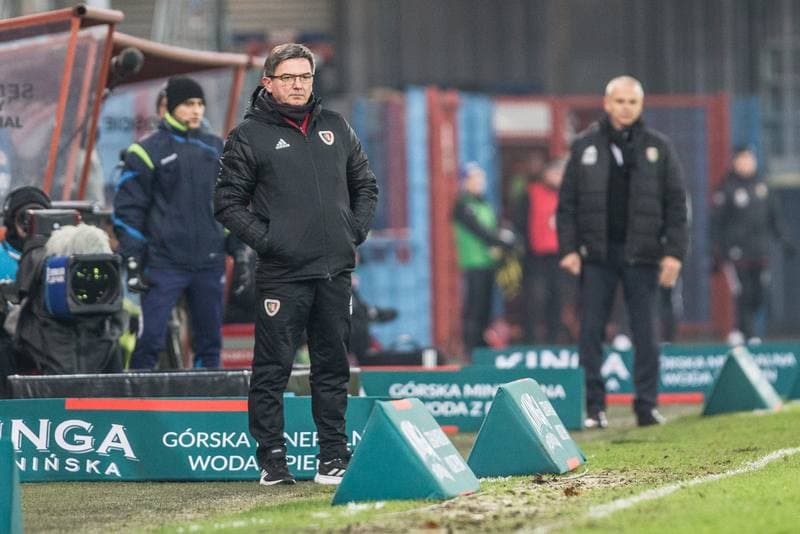 Football. PKO BP Ekstraklasa. Piast Gliwice - Slask Wroclaw. 30.11.2019
