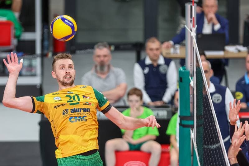 Volleyball. CEV Volleyball Cup. Aluron CMC Warta Zawiercie - Hebar Pazardzik. 23.11.2023