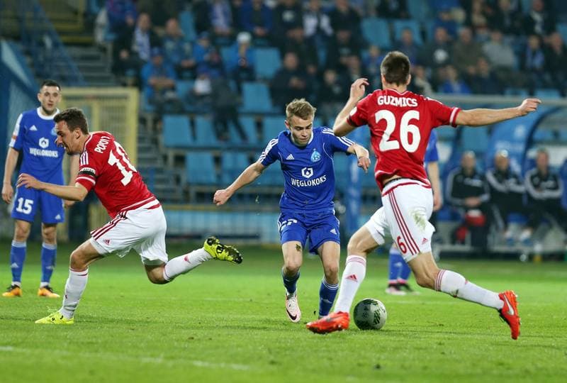 Football. Ekstraklasa. Ruch Chorzow - Wisla Krakow. 03.04.2016