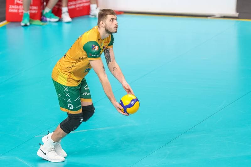 Volleyball. CEV Volleyball Cup. Aluron CMC Warta Zawiercie - Hebar Pazardzik. 23.11.2023