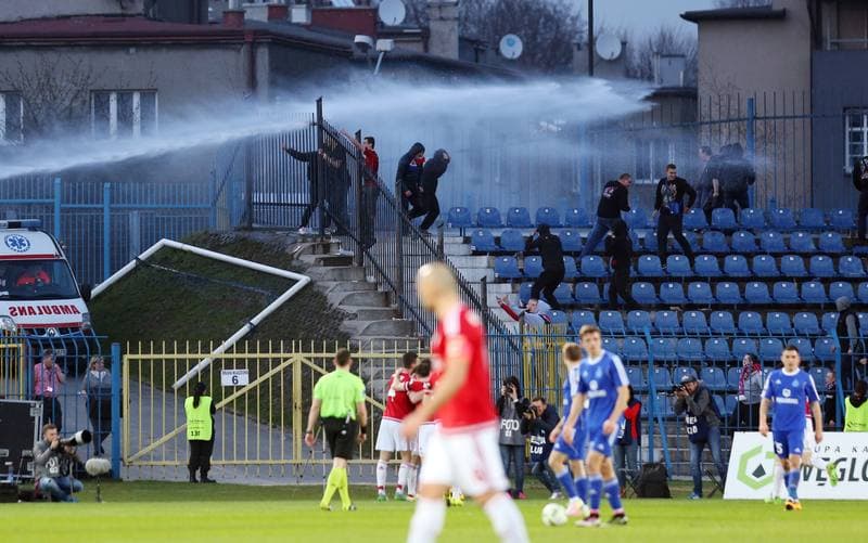 Football. Ekstraklasa. Ruch Chorzow - Wisla Krakow. 03.04.2016