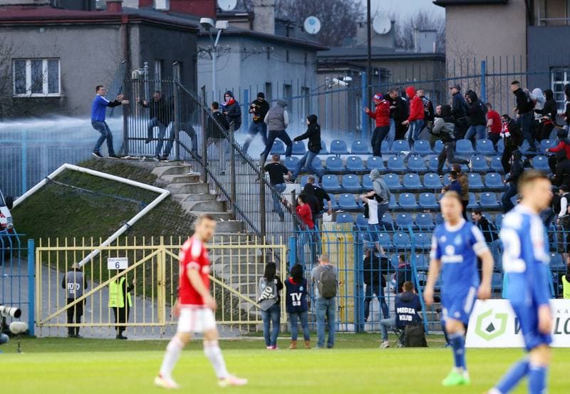 Football. Ekstraklasa. Ruch Chorzow - Wisla Krakow. 03.04.2016
