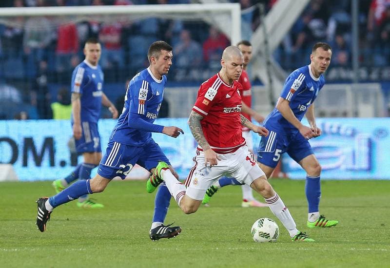 Football. Ekstraklasa. Ruch Chorzow - Wisla Krakow. 03.04.2016