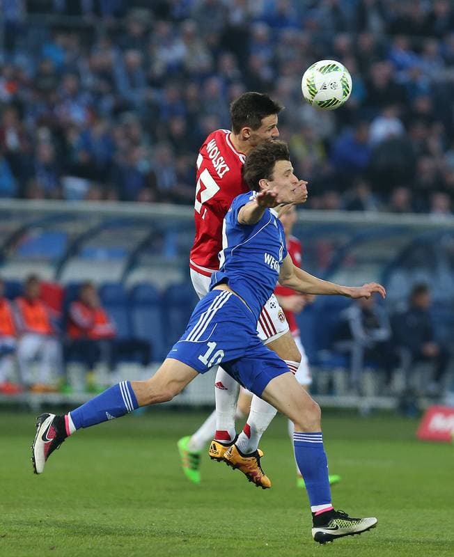 Football. Ekstraklasa. Ruch Chorzow - Wisla Krakow. 03.04.2016