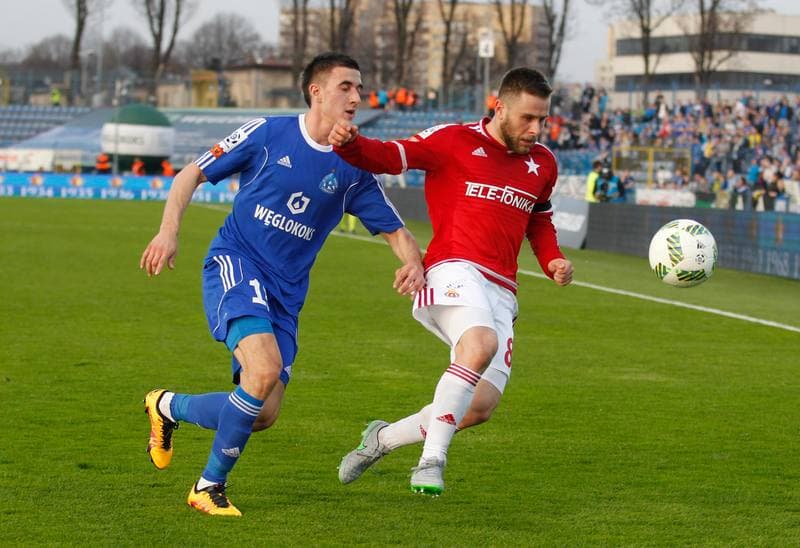 Football. Ekstraklasa. Ruch Chorzow - Wisla Krakow. 03.04.2016