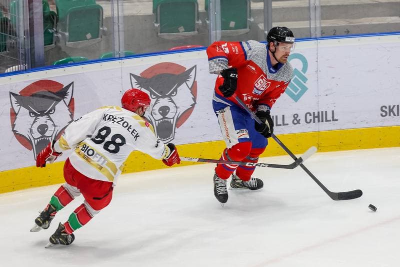 Ice Hockey. Tauron Hokej Liga. Zaglebie Sosnowiec - Marma Ciarko STS Sanok. 26.11.2023