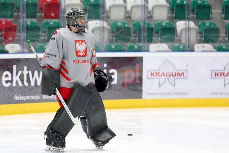 Ice Hockey. Poland national team. Training. 03.02.2024