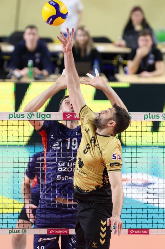 Volleyball. PlusLiga. GKS Katowice - Grupa Azoty ZAKSA Kedzierzyn-Kozle. 10.02.2024