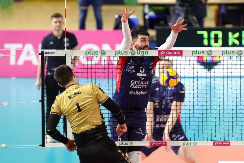 Volleyball. PlusLiga. GKS Katowice - Grupa Azoty ZAKSA Kedzierzyn-Kozle. 10.02.2024