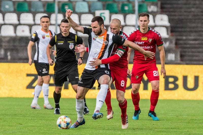 Football. Fortuna I Liga. Zaglebie Sosnowiec - Chrobry Glogow. 03.07.2020