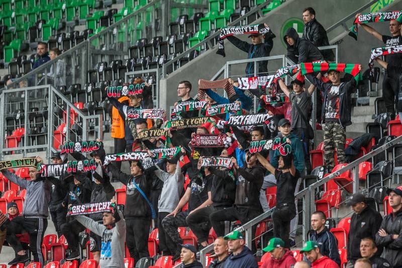 Football. Fortuna I Liga. GKS Tychy - Puszcza Niepolomice. 11.07.2020