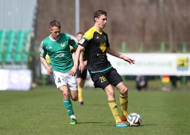 Football. I Liga. GKS Katowice - GKS Belchatow. 03.04.2016