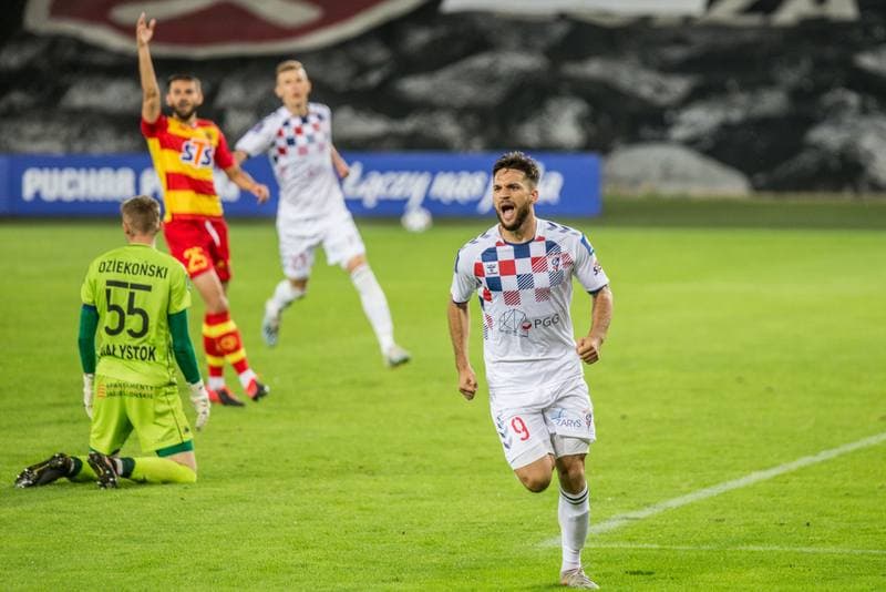 Football. Fortuna Puchar Polski. Gornik Zabrze - Jagiellonia Bialystok. 13.08.2020