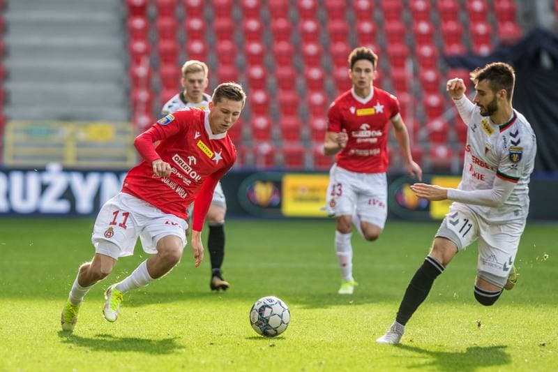 Football. Fortuna I Liga. GKS Tychy - Wisla Krakow. 03.11.2021